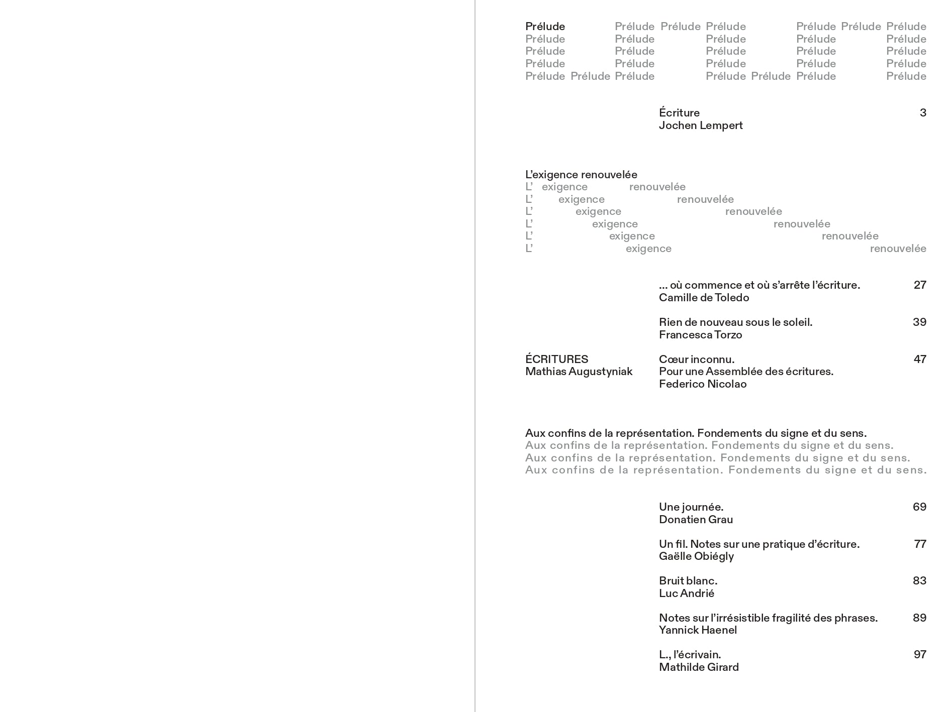 Federico Nicolao - L’Assemblée des écritures