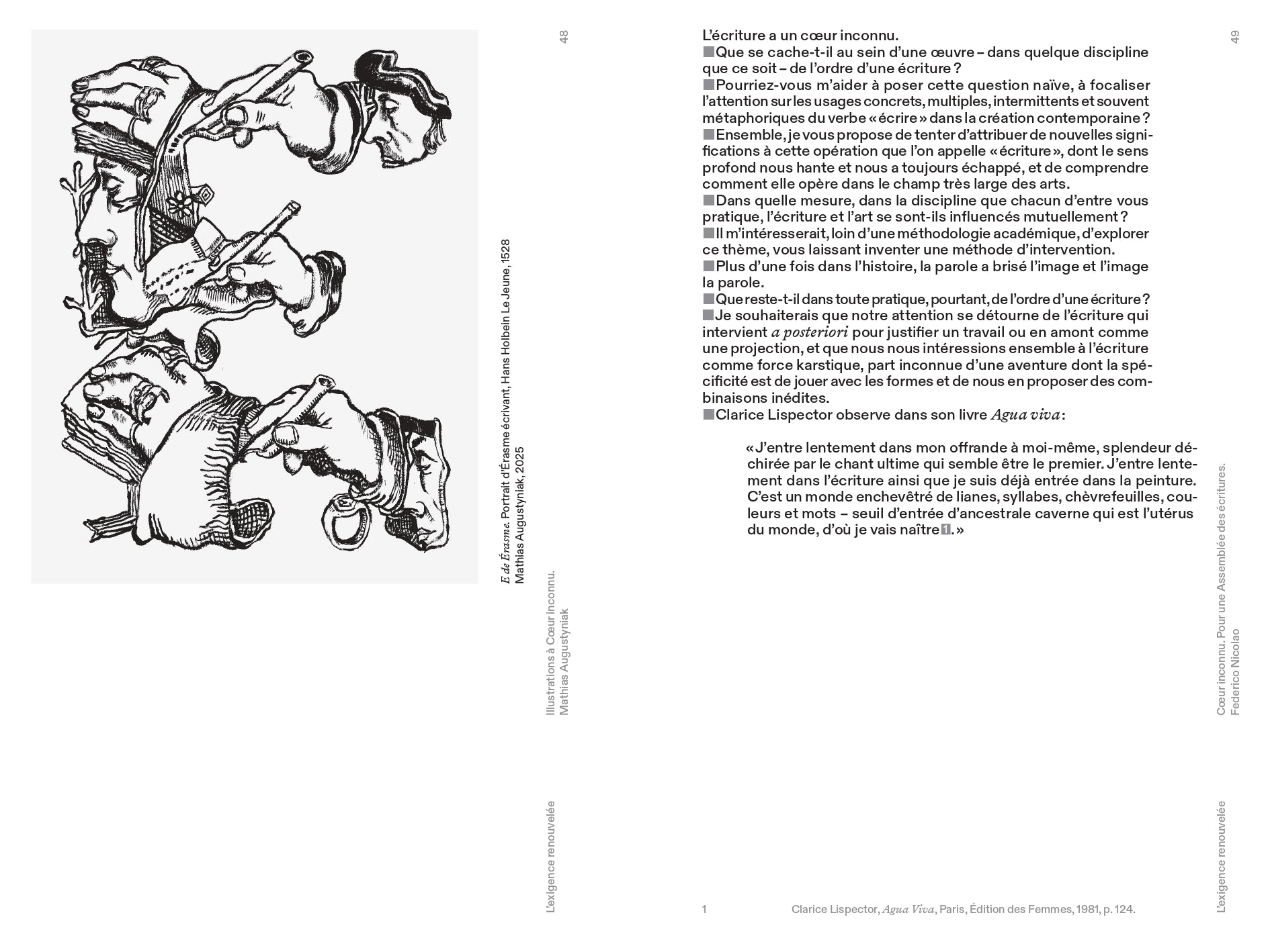 Federico Nicolao - L’Assemblée des écritures