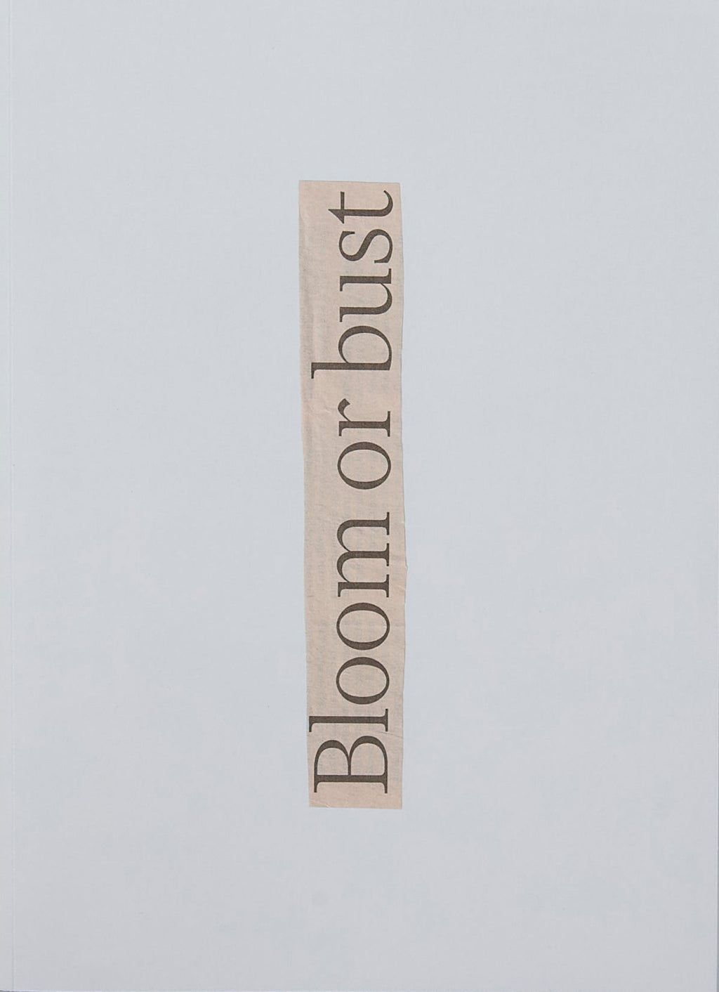 Alessio Bolzoni - Bloom or Bust