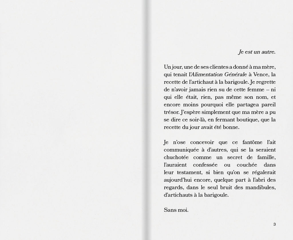 David Quéré, Yvon Lambert, Jean-Charles Blais - Barigoule &amp; Fariboles