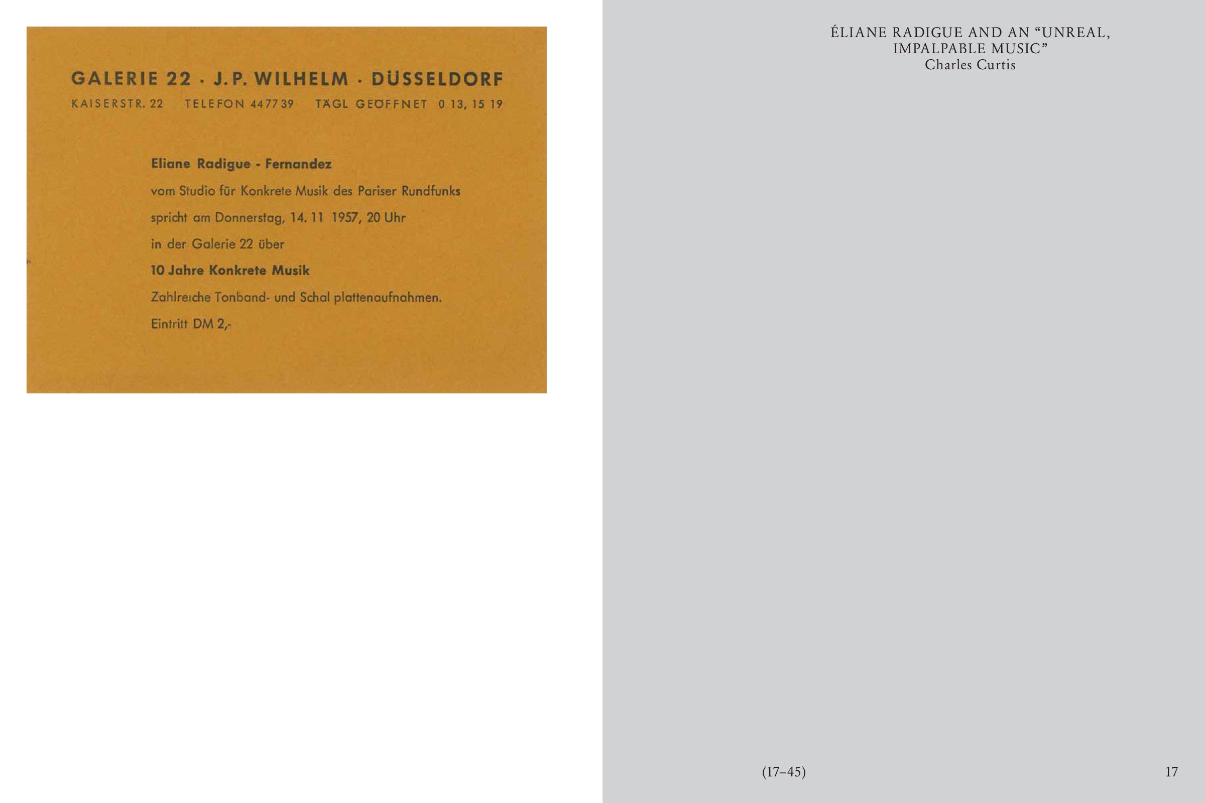 Blank Forms - N°10 "Éliane Radigue - Alien Roots"