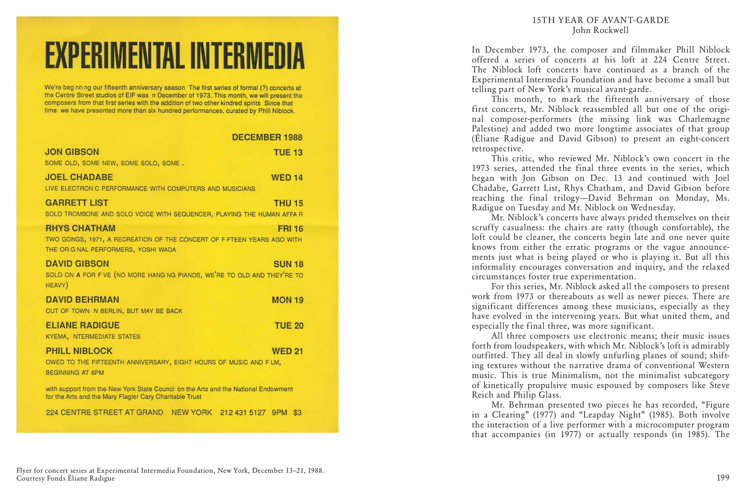Blank Forms - N°10 "Éliane Radigue - Alien Roots"