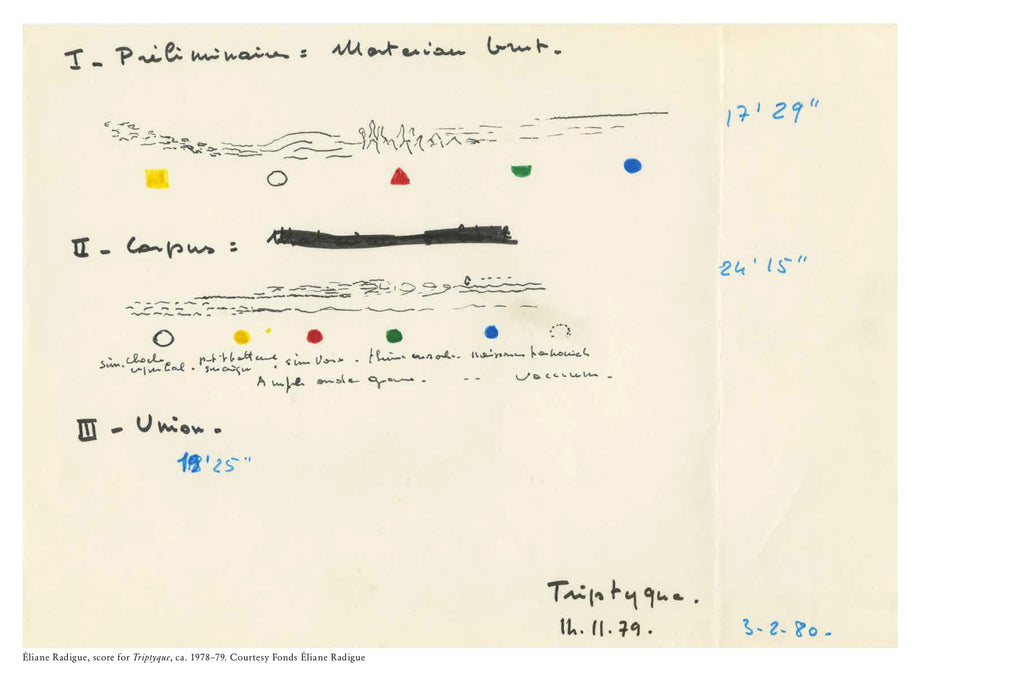 Blank Forms - N°10 "Éliane Radigue - Alien Roots"