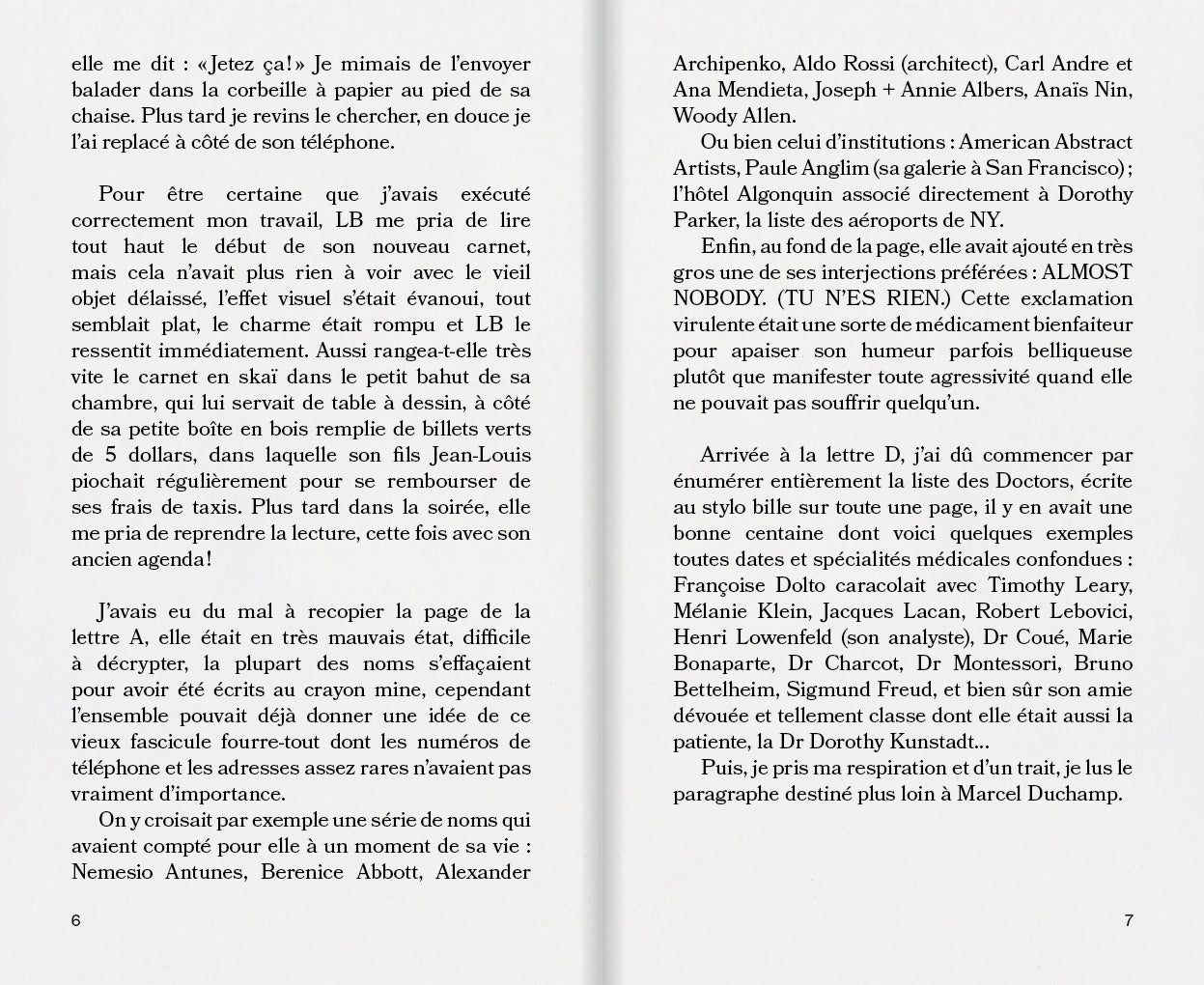 Brigitte Cornand - L’aide-mémoire de Louise Bourgeois