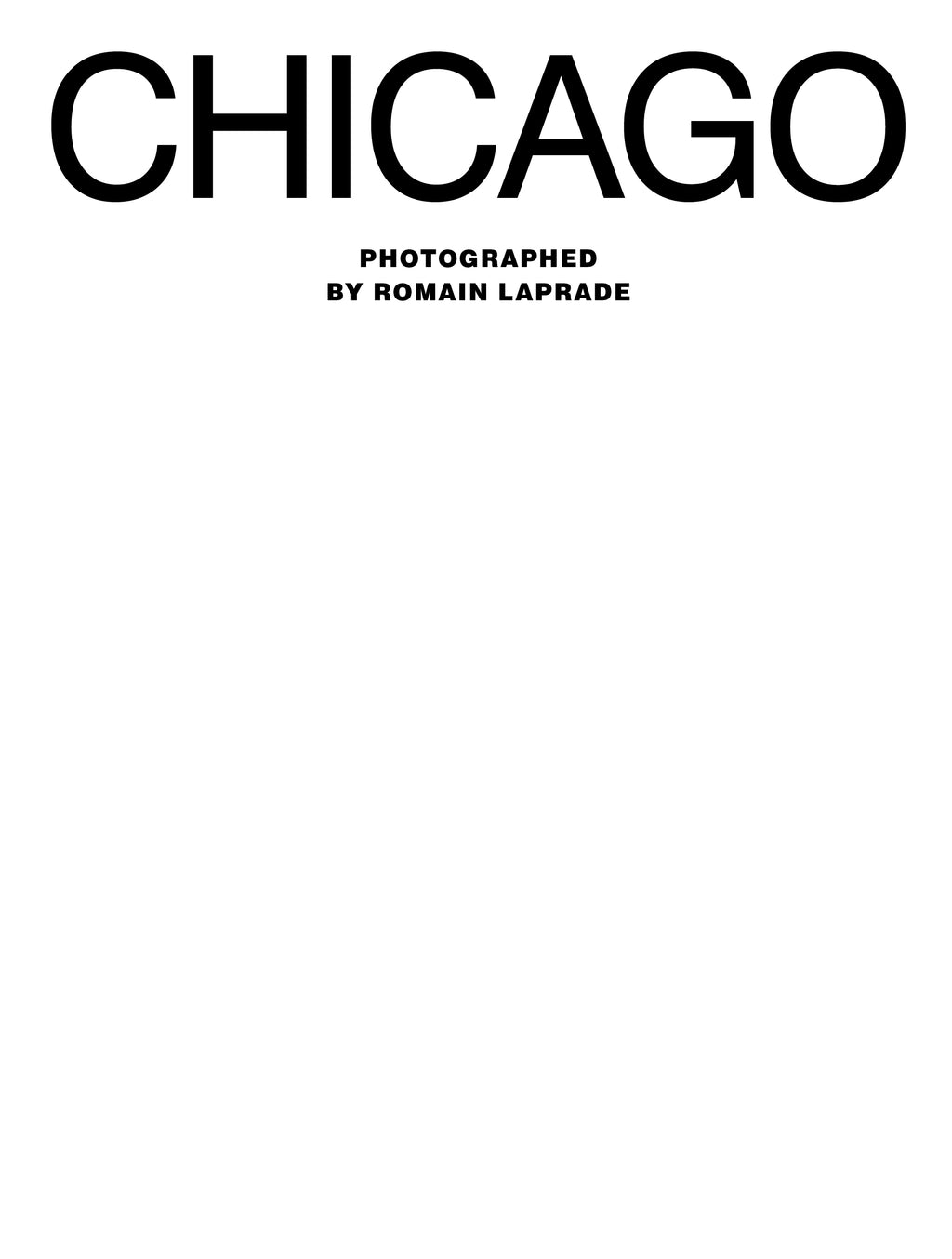 Romain Laprade - Chicago