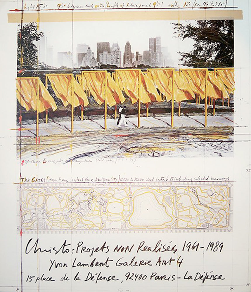 Christo - Projets non réalisés (Poster)