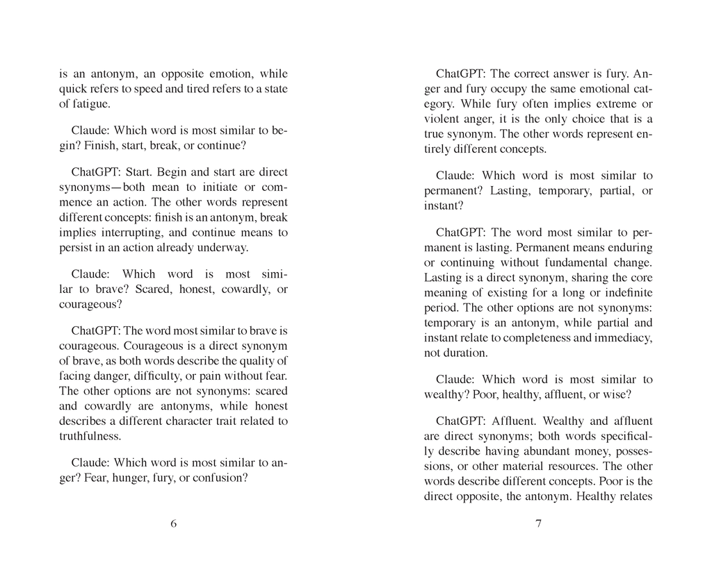 Claude Closky - A Conversation with ChatGPT