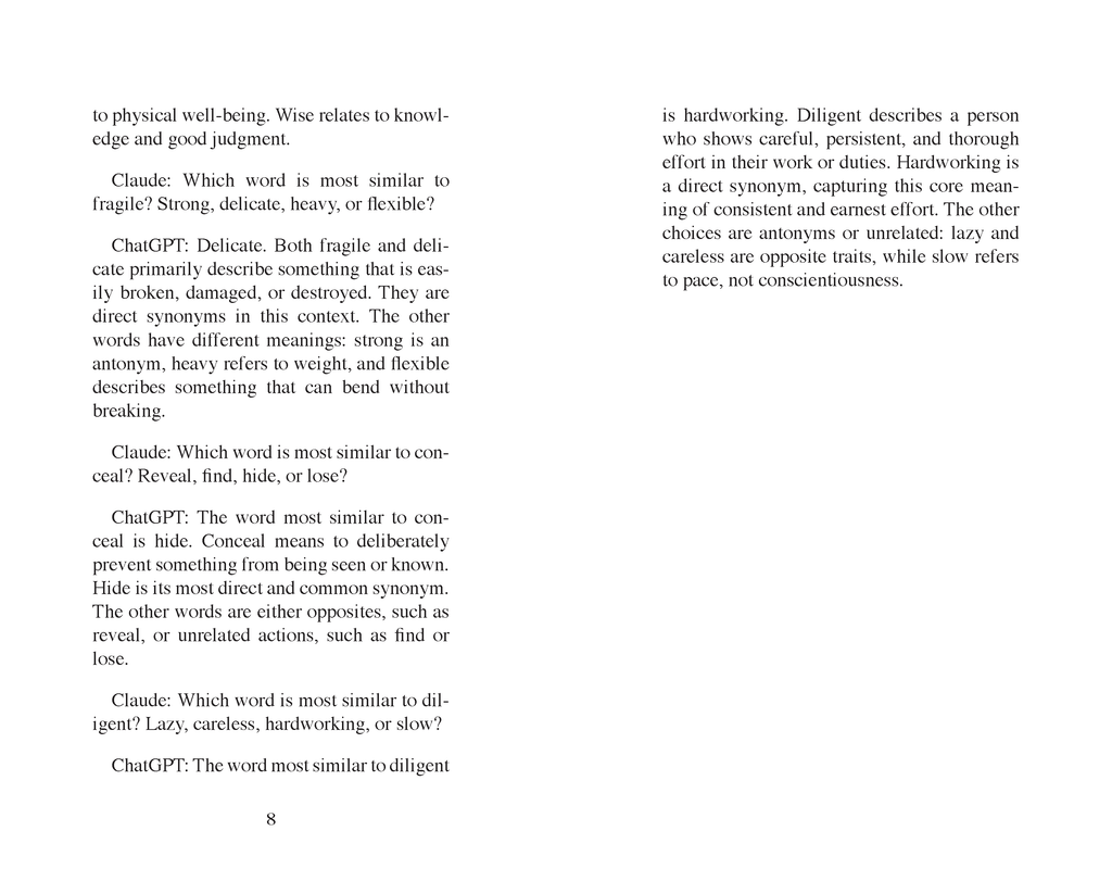 Claude Closky - A Conversation with ChatGPT