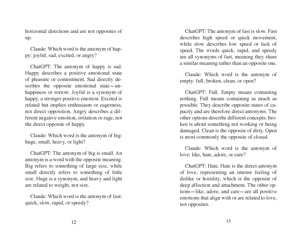 Claude Closky - A Conversation with ChatGPT