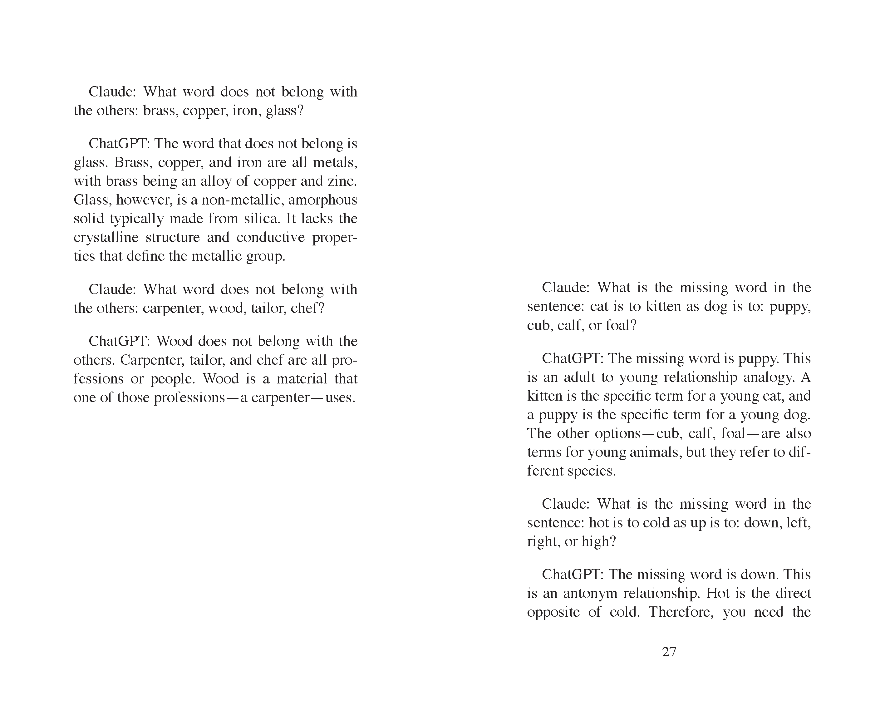 Claude Closky - A Conversation with ChatGPT