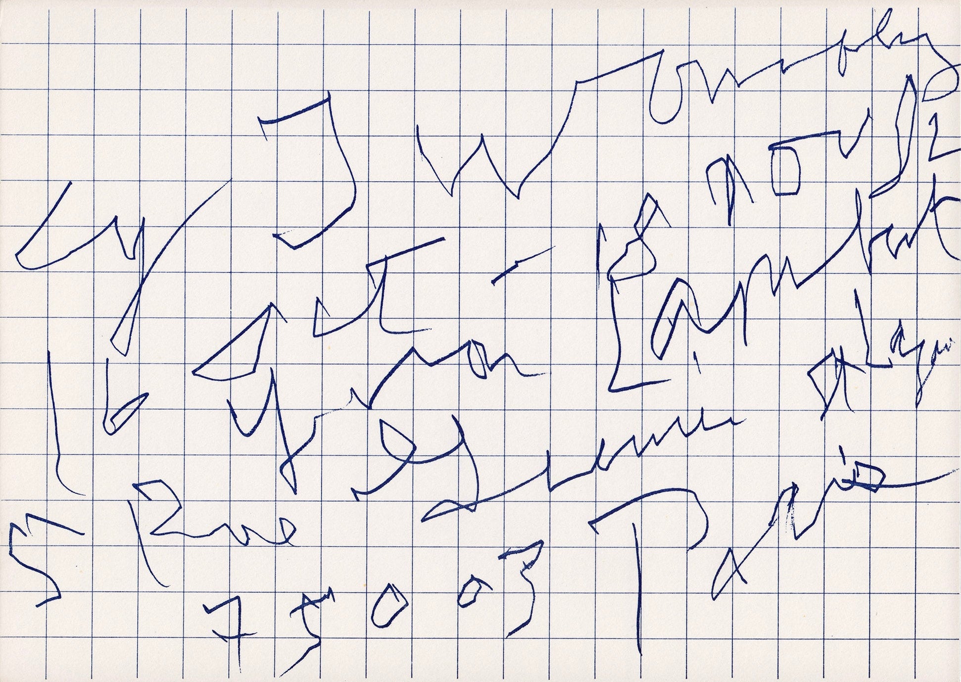 Cy Twombly - Invitation (1982) – Yvon Lambert Paris