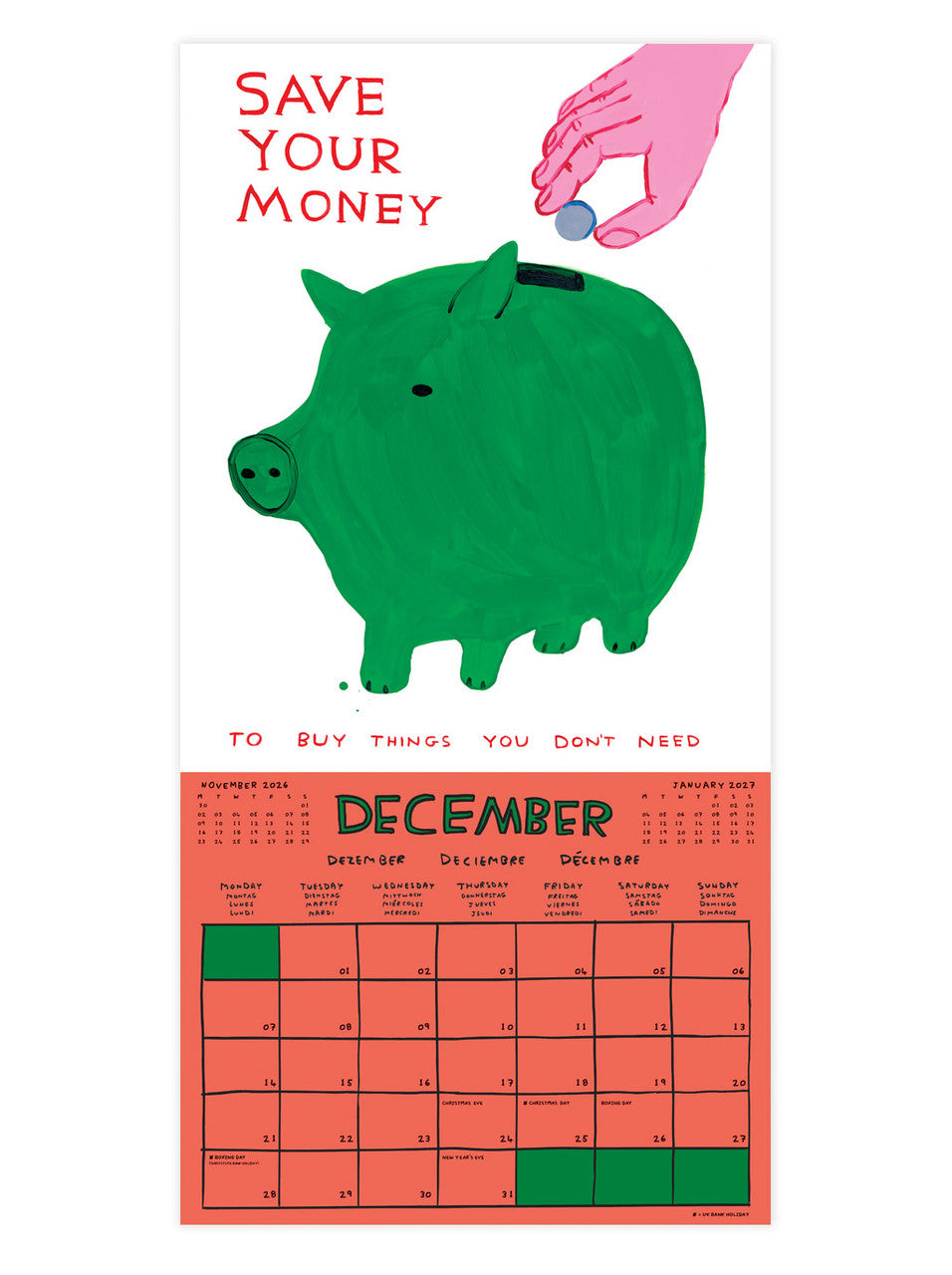 David Shrigley - 2026 Calendar