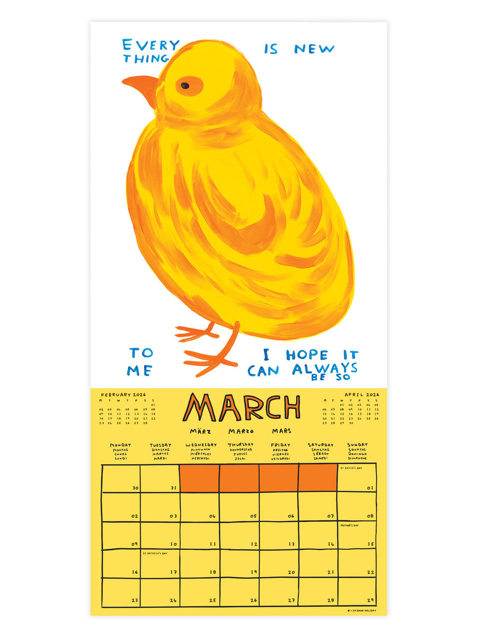 David Shrigley - 2026 Calendar