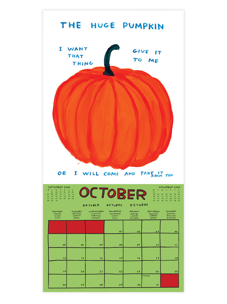 David Shrigley - 2026 Calendar