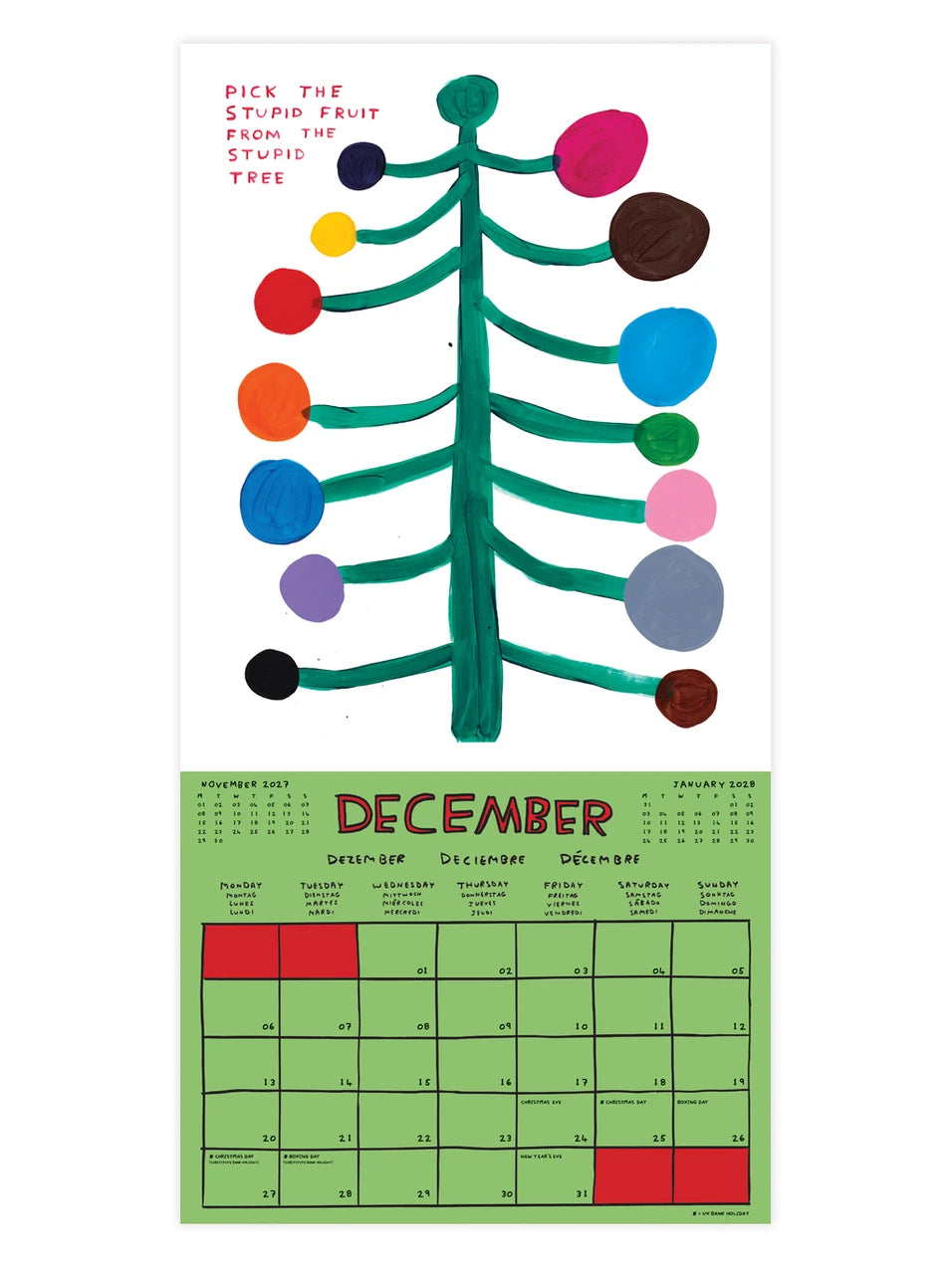 David Shrigley - 2027 Calendar