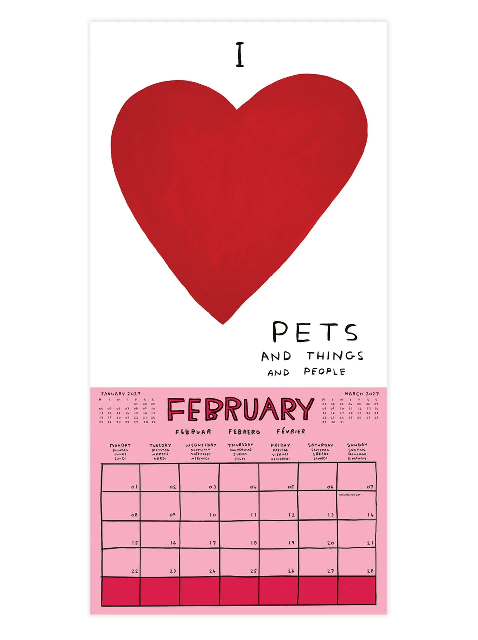 David Shrigley - 2027 Calendar