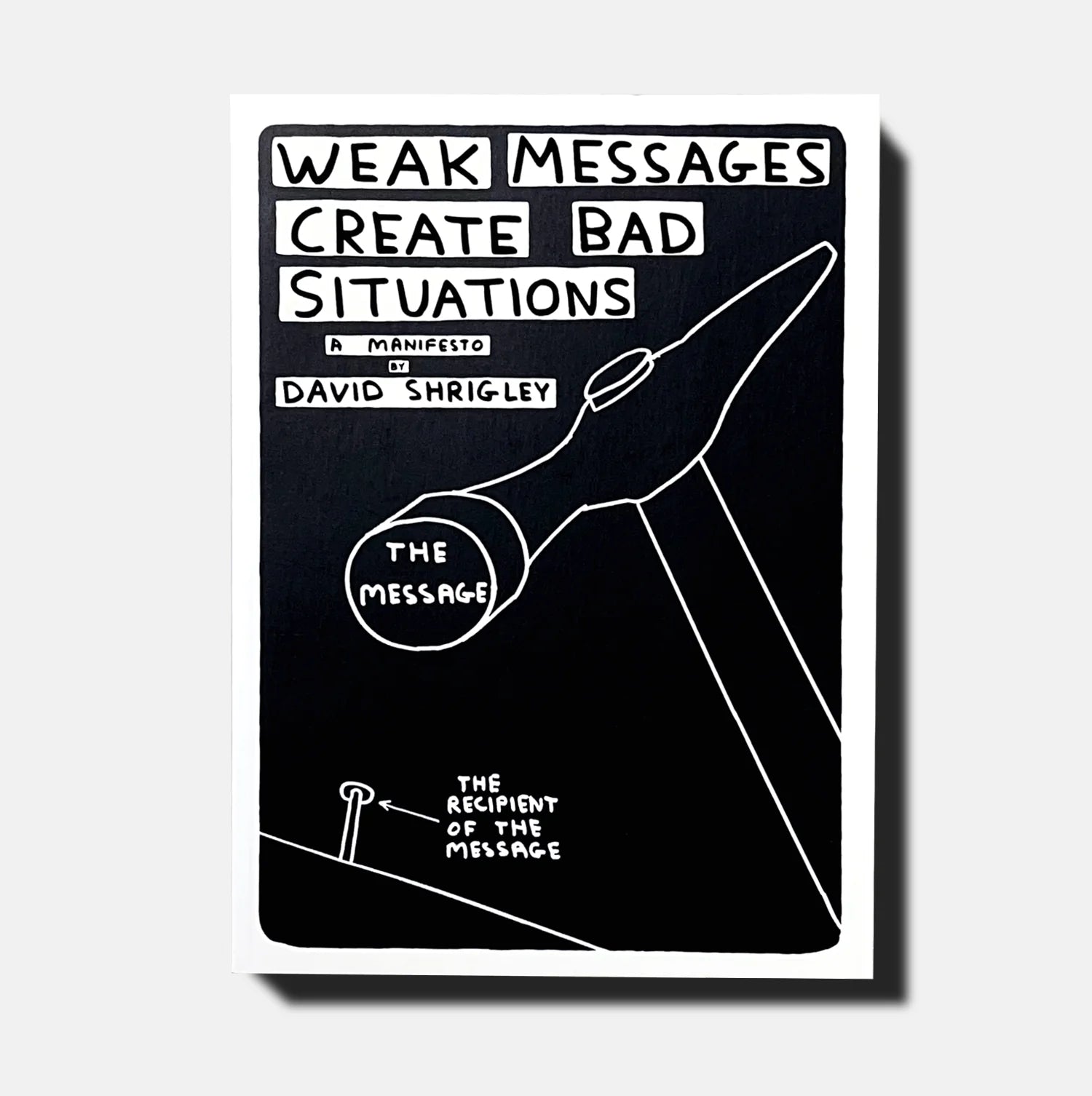 David Shrigley - Weak messages create bad situations: a manifesto