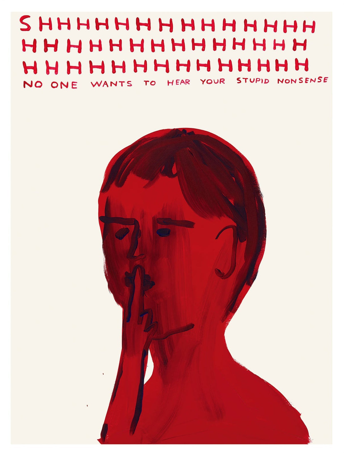 David Shrigley - Shhh (Poster)