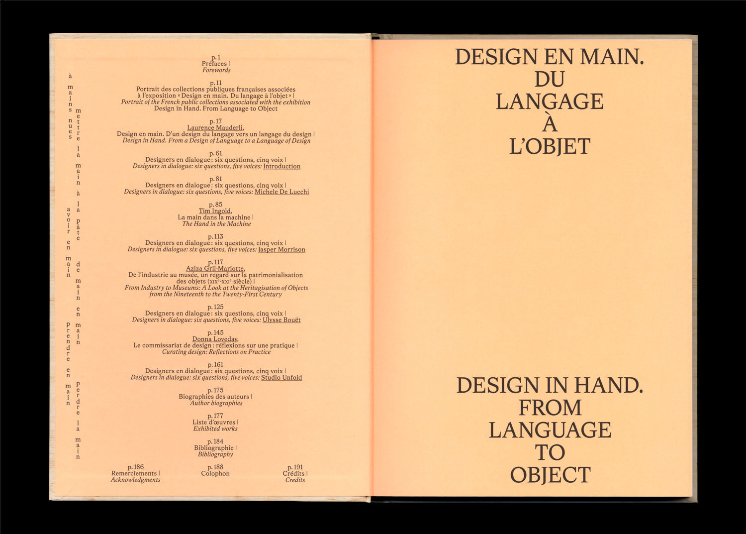 Design in Hand – From Language to Design – Galerie Nationale du Design, Saint-Étienne