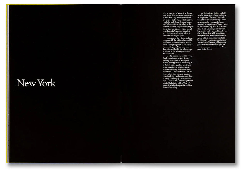Donald Judd - Spaces (Second Edition)