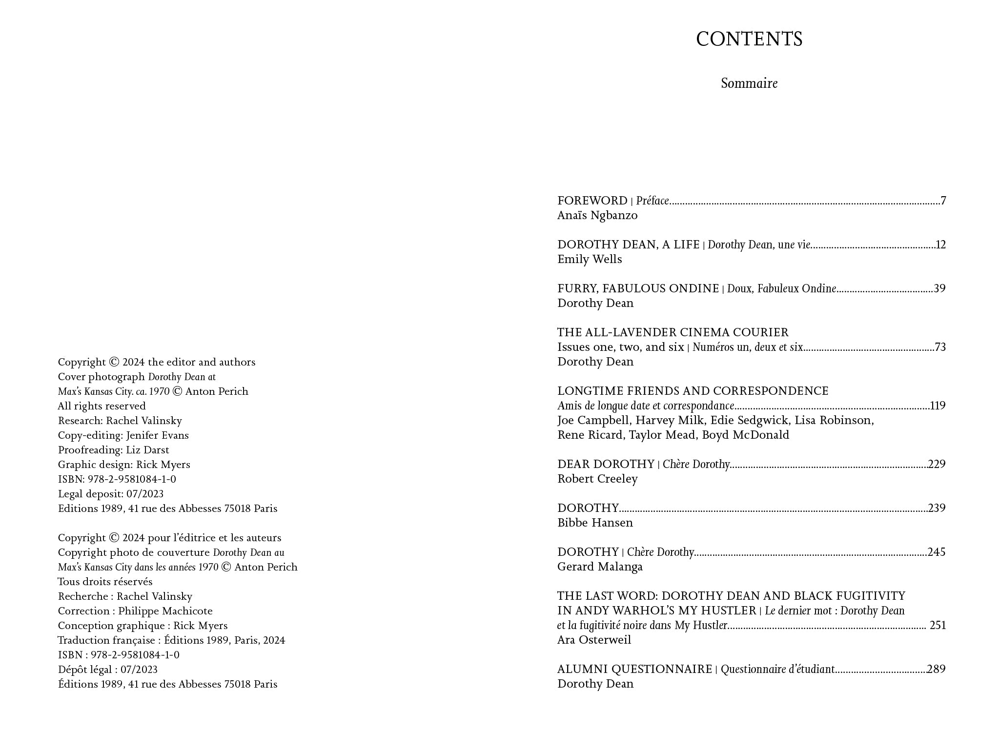 Dorothy Dean - Who Are You Dorothy Dean?