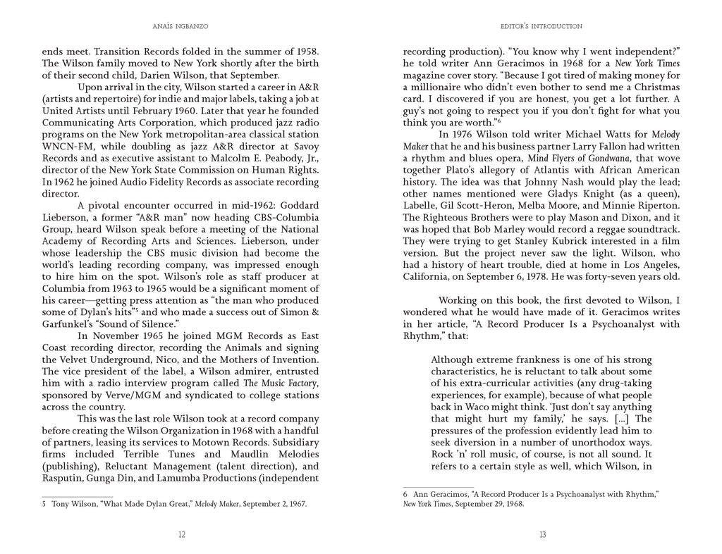 Tom Wilson - Everybody's Head is Open to Sound – Writings on Tom Wilson