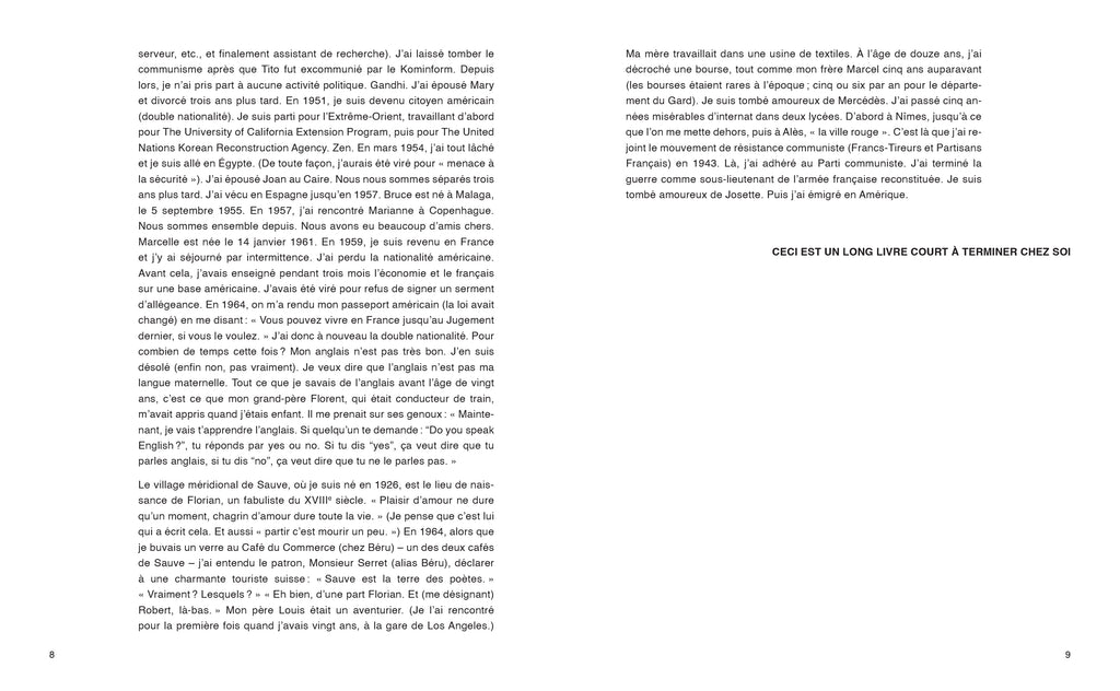 Robert Filliou - Enseigner et apprendre, arts vivants par Robert Filliou et le lecteur, s'il le désire avec la participation de John Cage, Benjamin Patterson, Allan Kaprow, Marcelle Filliou, Vera, Bjössi, Karl Rot, Dorothy Iannone, Diter Rot, Joseph Beuys