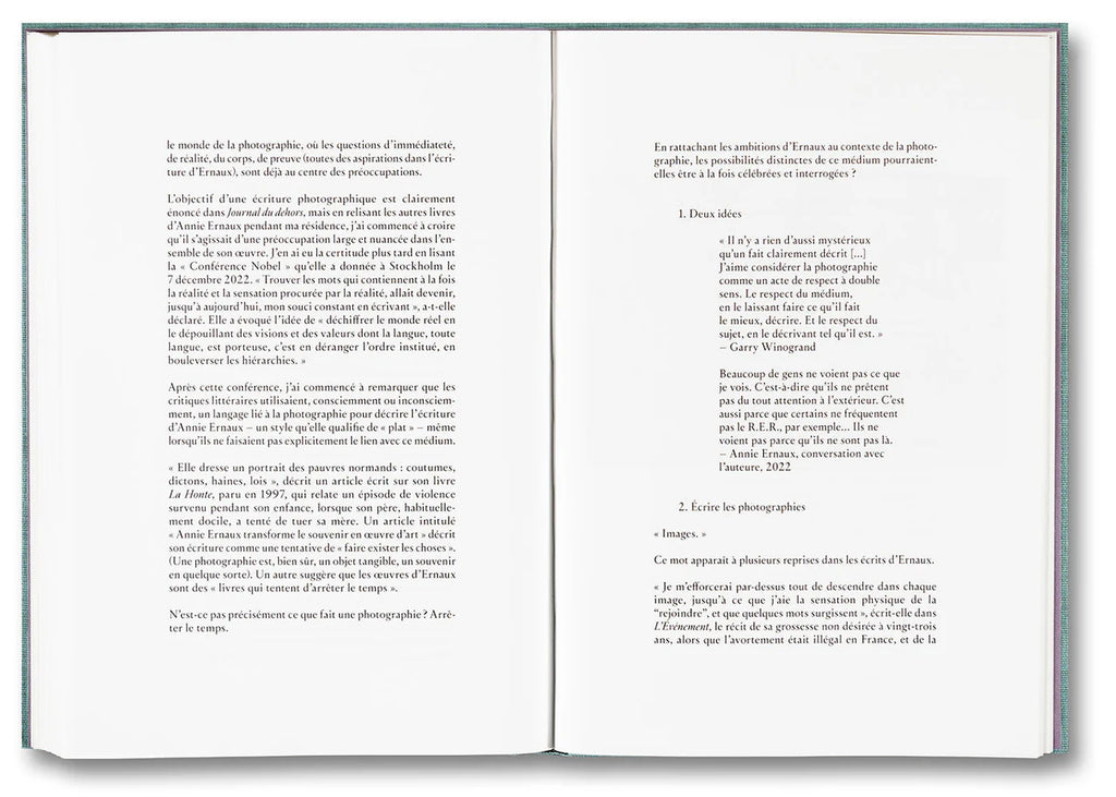 Lou Stoppard - Exteriors: Annie Ernaux and Photography