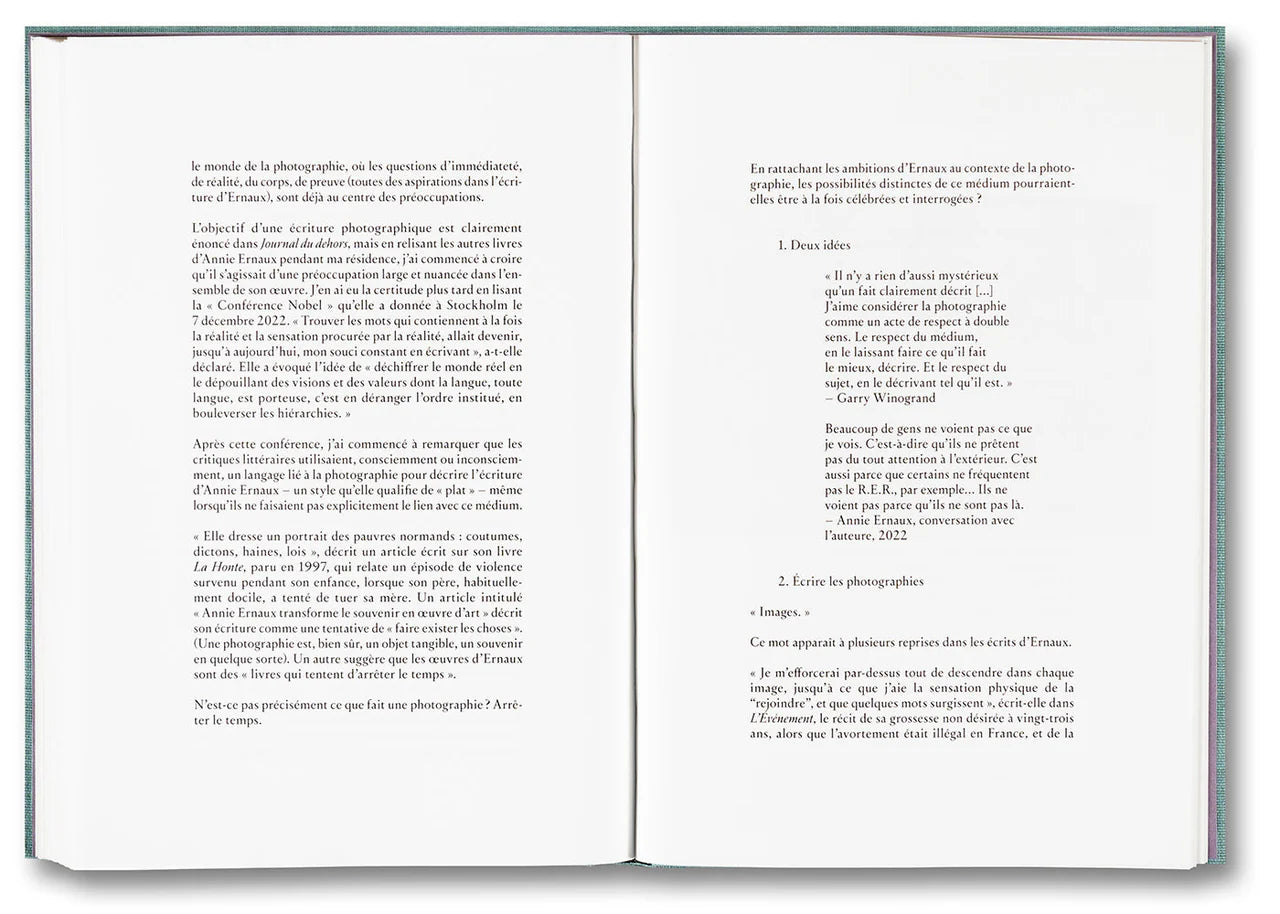 Lou Stoppard - Exteriors: Annie Ernaux and Photography