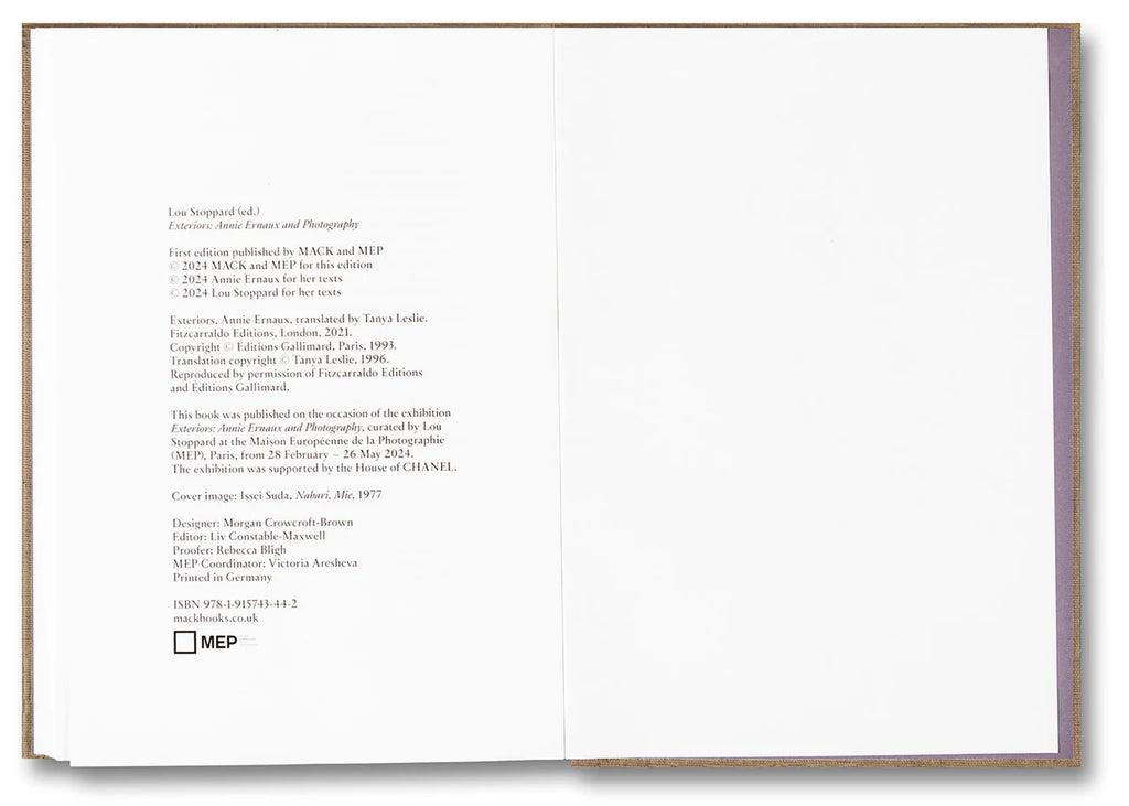 Lou Stoppard - Exteriors: Annie Ernaux and Photography