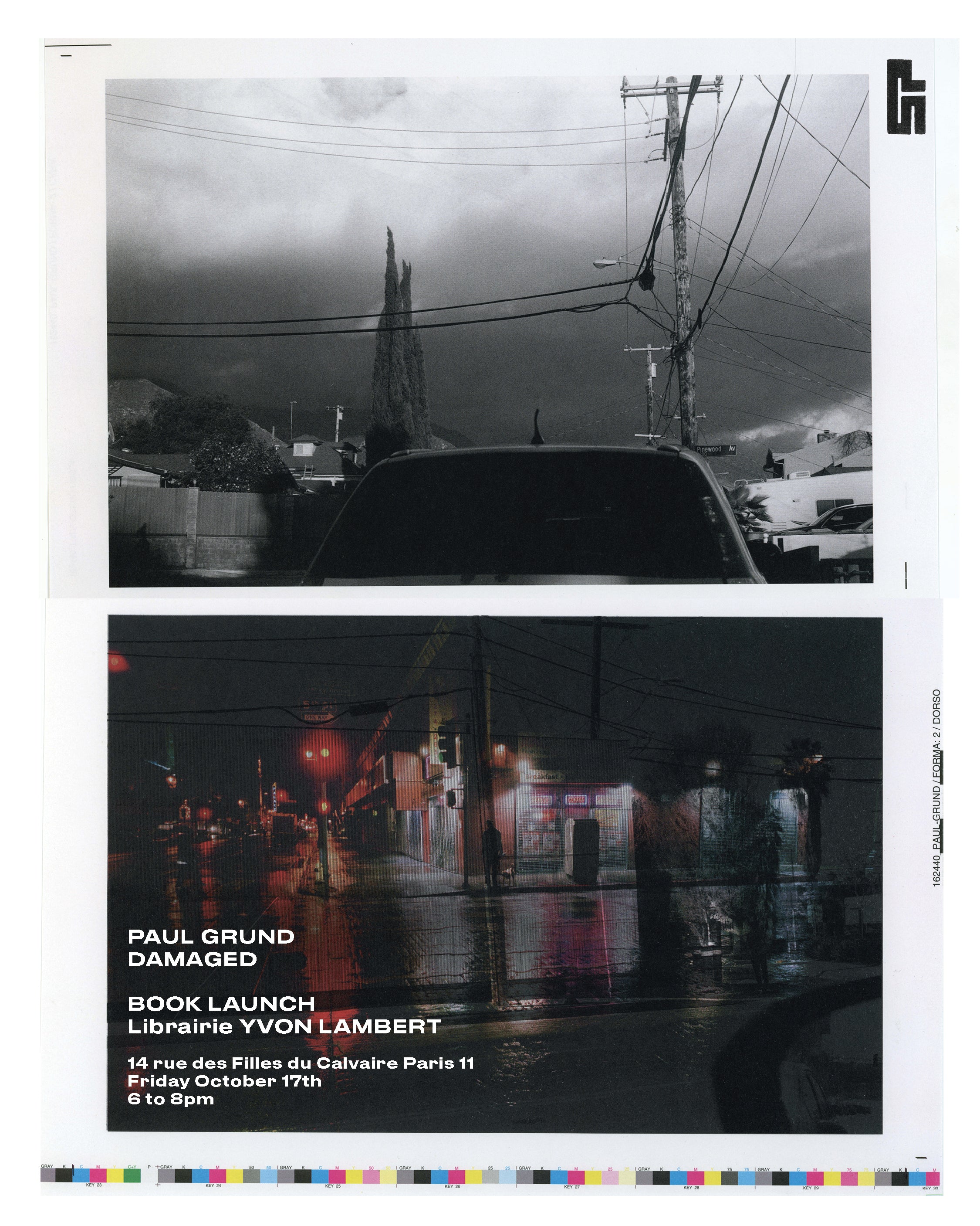 フランス アート ポスター YVON LAMBERT フランス100部限定】 Yvon Lambert展覧会 希少ポスター フランス