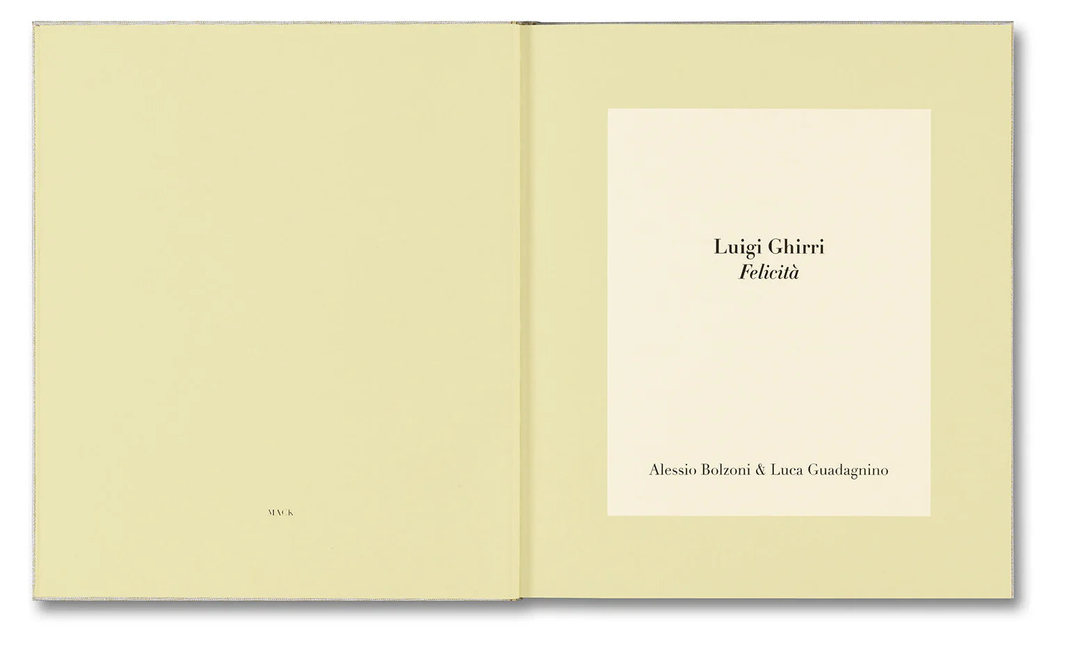 Alessio Bolzoni & Luca Guadagnino - Luigi Ghirri Felicità