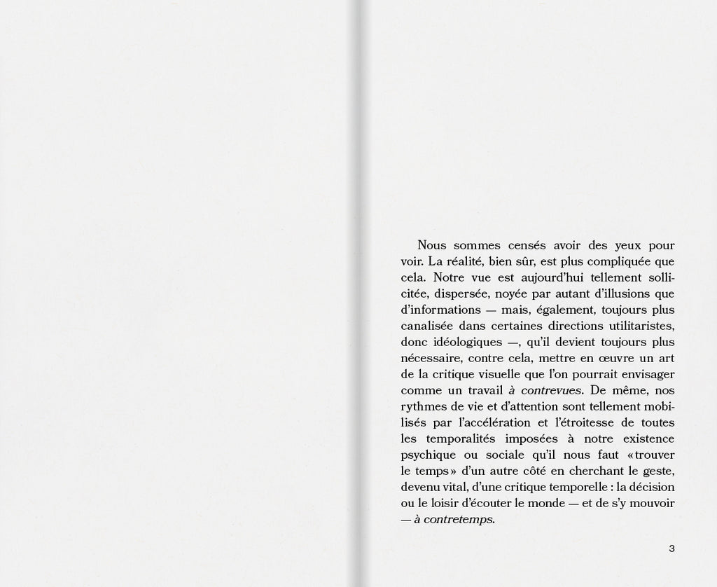 Georges Didi-Huberman - À contrevues, à contretemps