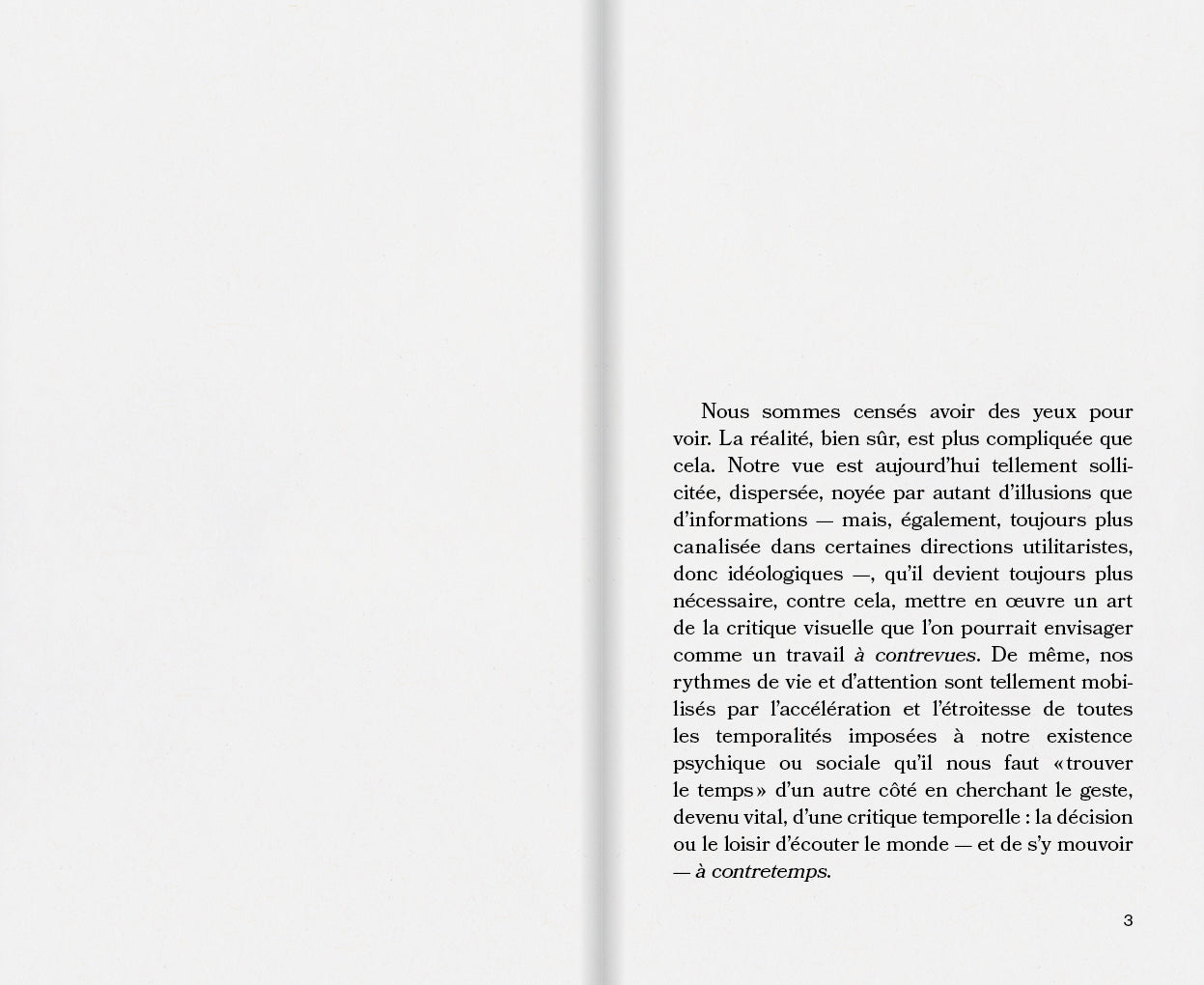 Georges Didi-Huberman - À contrevues, à contretemps