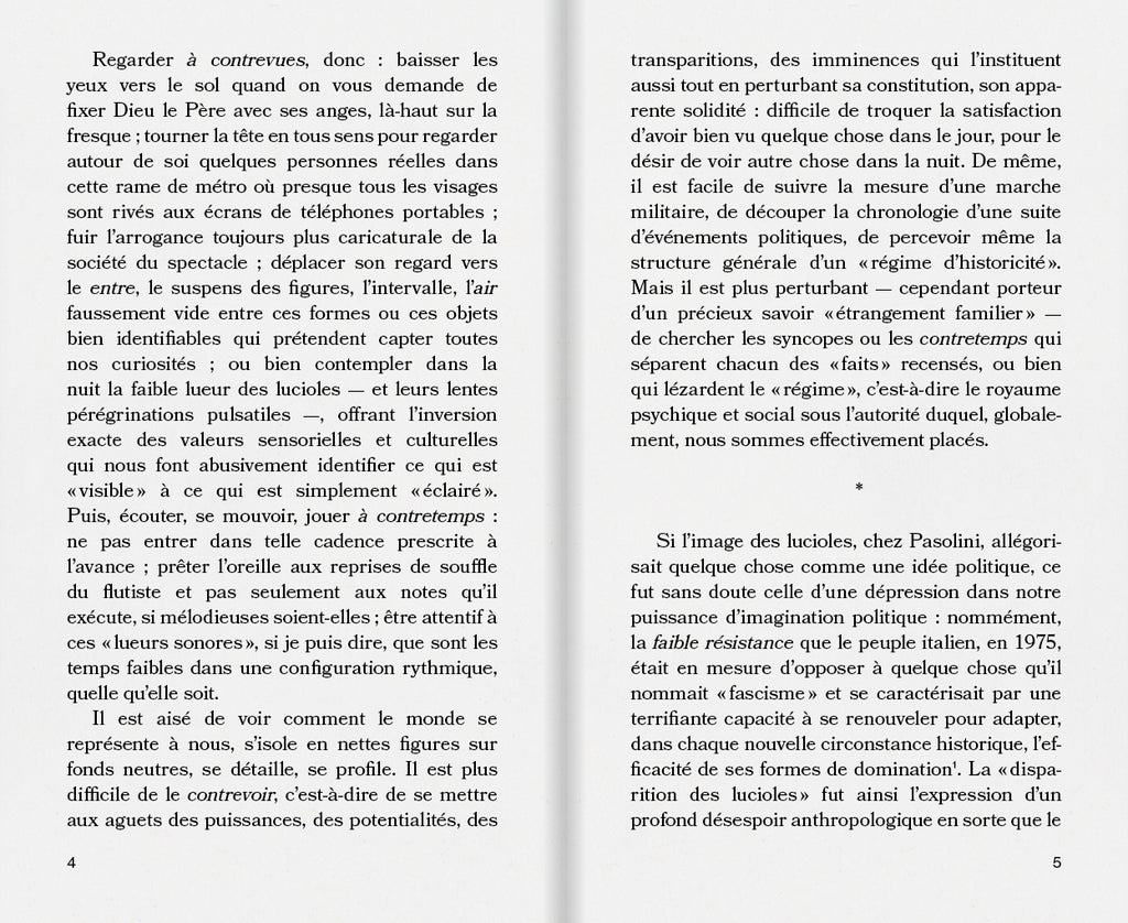 Georges Didi-Huberman - À contrevues, à contretemps