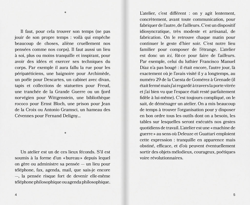 Georges Didi-Huberman - L'atelier, ici et ailleurs