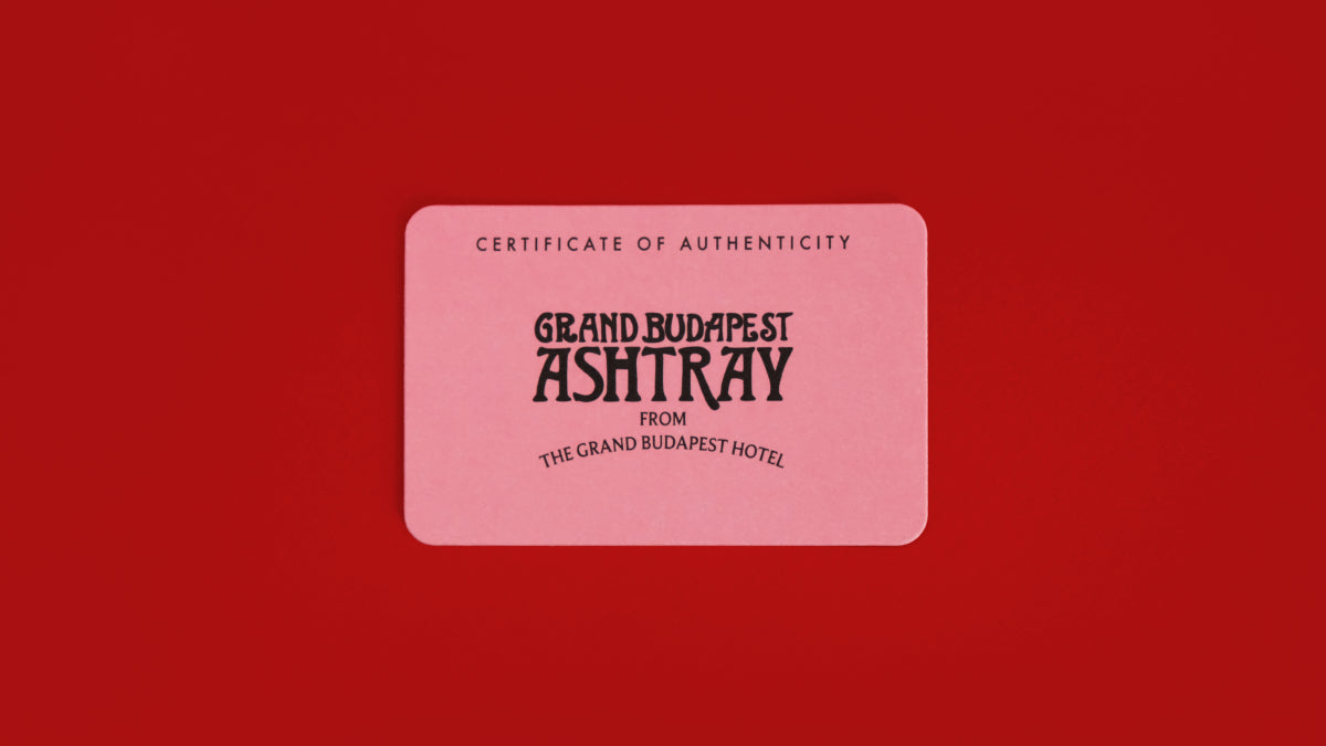 Wes Anderson : The Archives "Grand Budapest" Cendrier