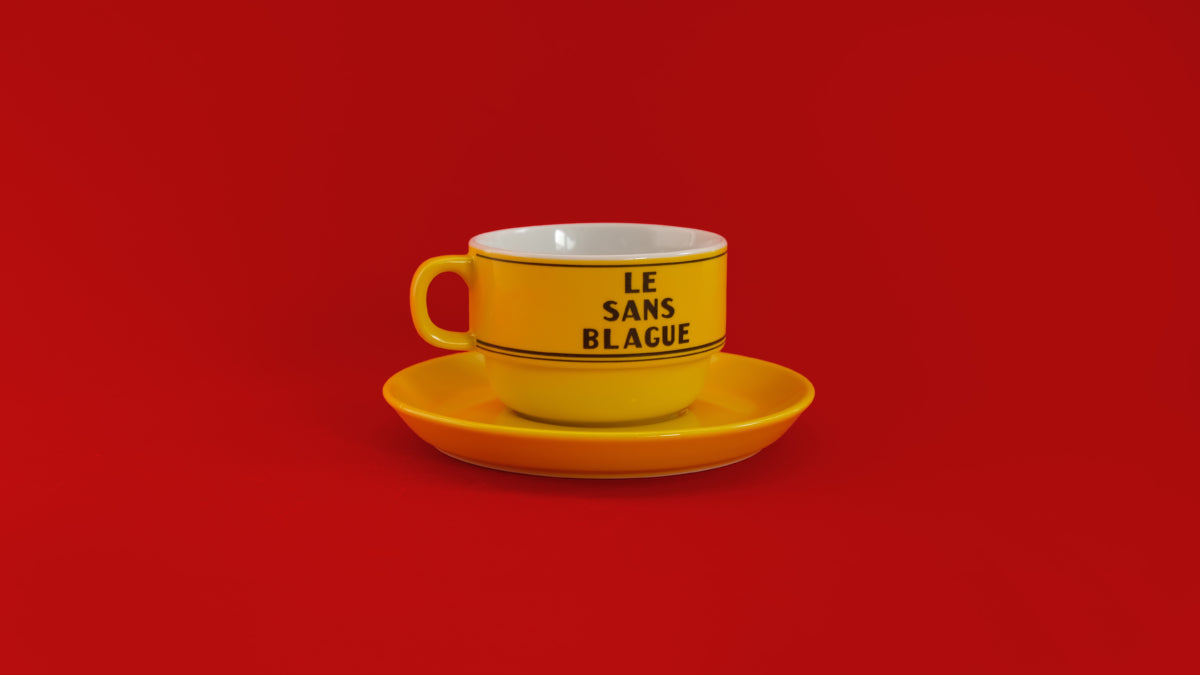 Wes Anderson : The Archives "Le Sans Blague" Cup and Saucer