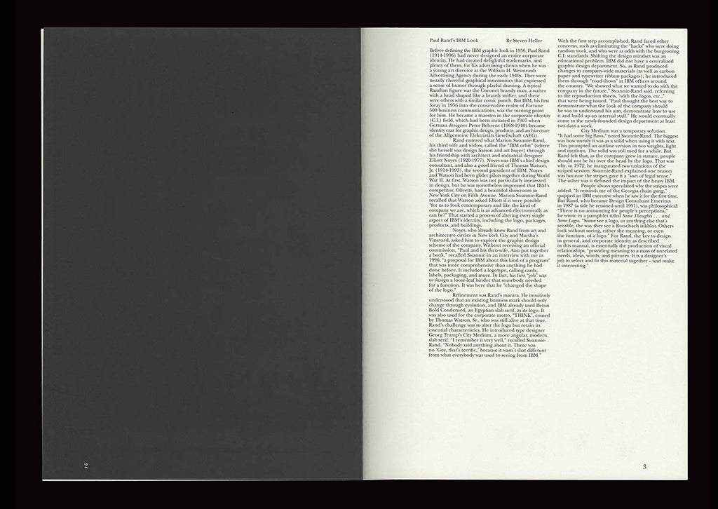 IBM - Paul Rand’s Graphic Standards Manual