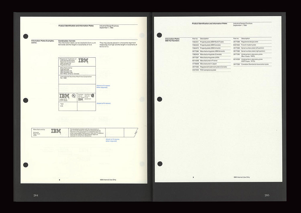 IBM - Paul Rand's Graphic Standards Manual – Yvon Lambert Paris