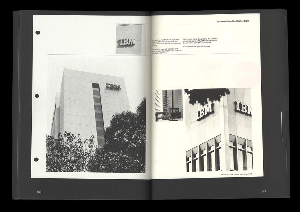 IBM - Paul Rand's Graphic Standards Manual – Yvon Lambert Paris