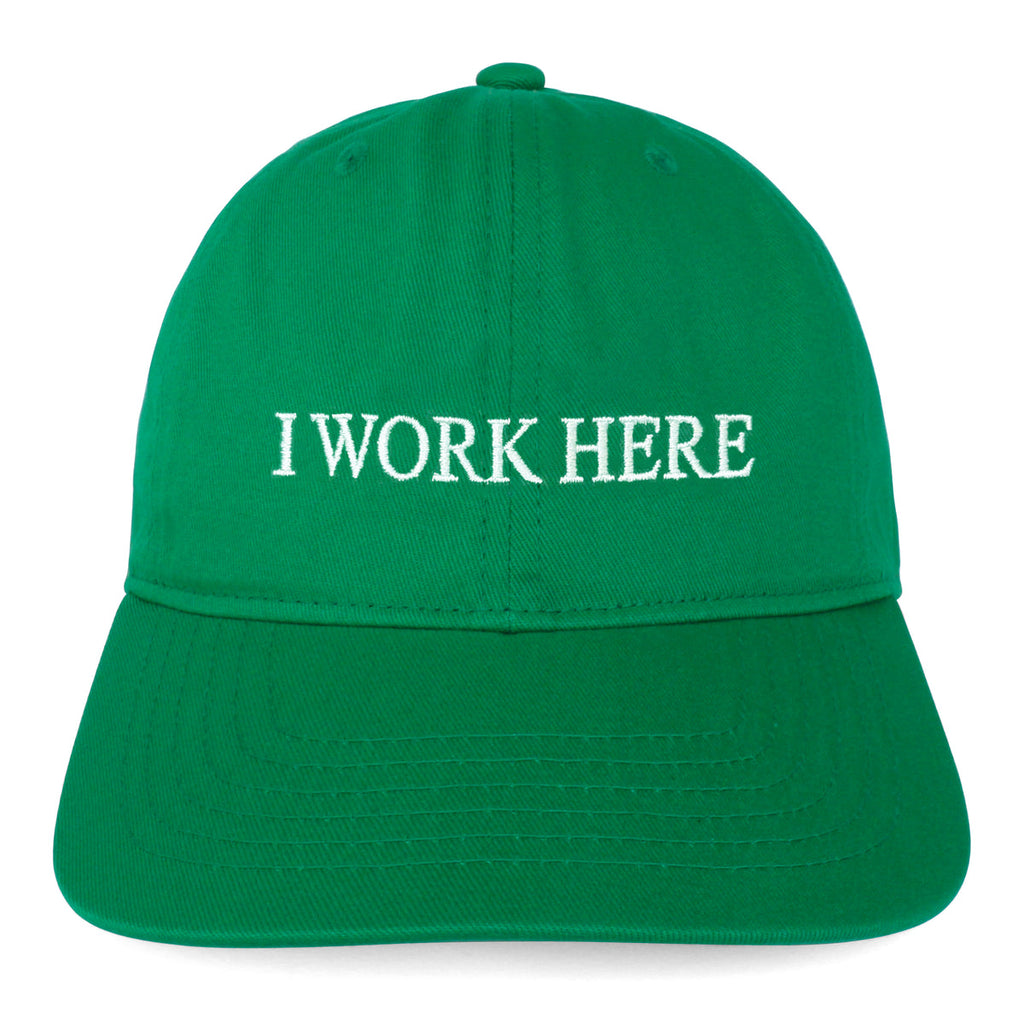 "I work here" Cap
