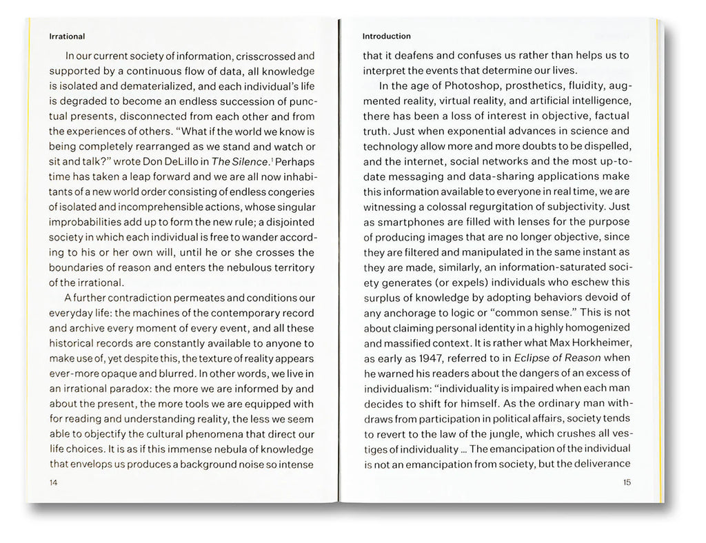 Francesco Jodice & Francesco Zanot - Irrational: A Visual Directory to a World with No Reason