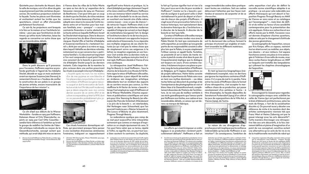 Josef Hoffmann - Sous le charme de la beauté