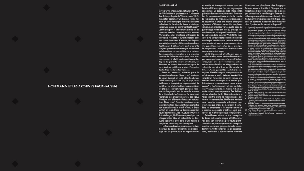 Josef Hoffmann - Sous le charme de la beauté