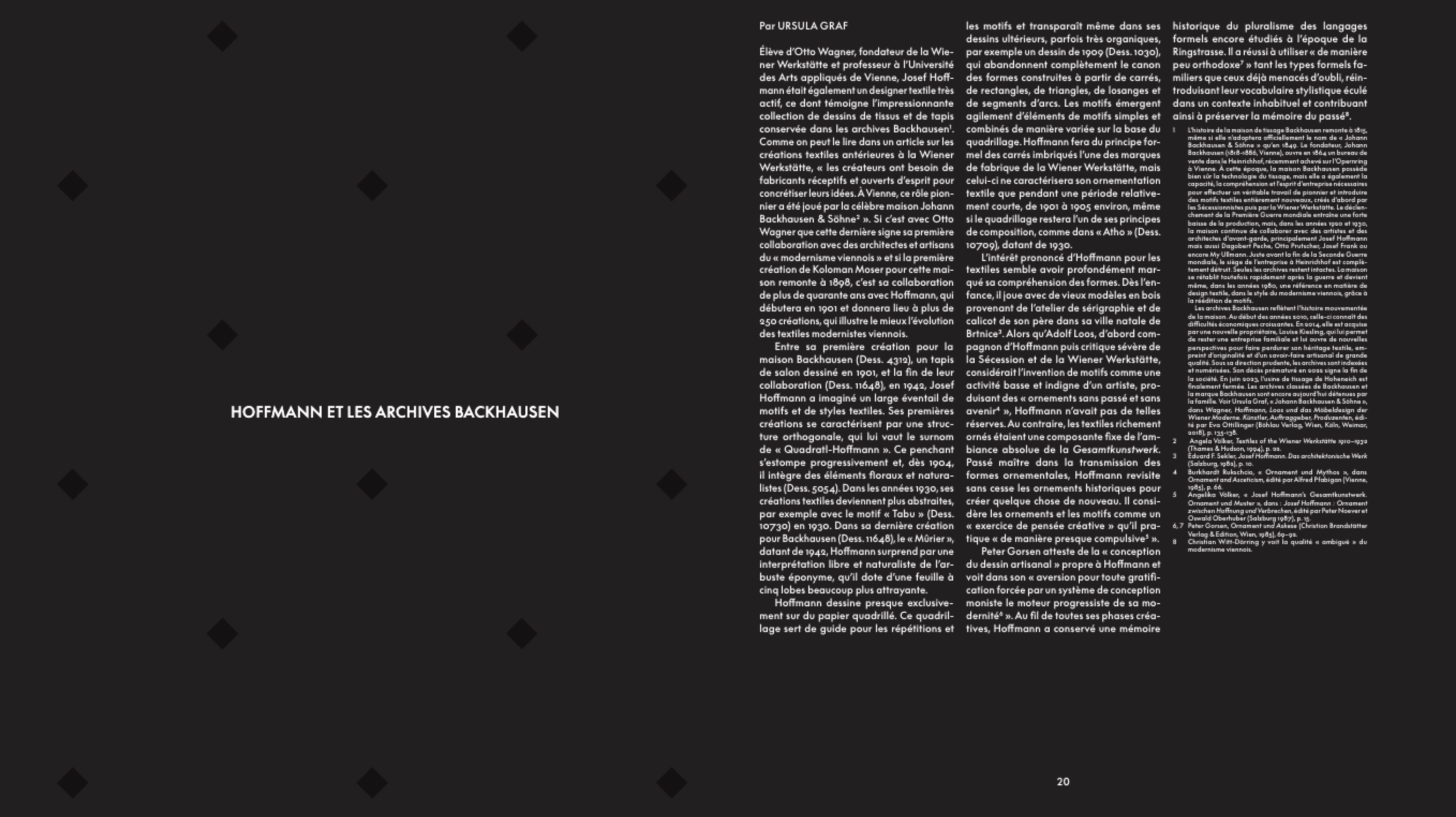 Josef Hoffmann - Sous le charme de la beauté