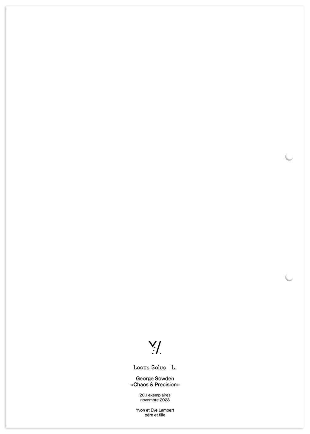 Locus Solus L. - George Sowden