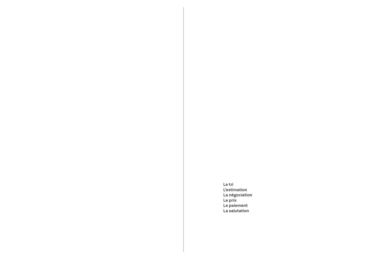 Oriol Vilanova - Le prix des choses