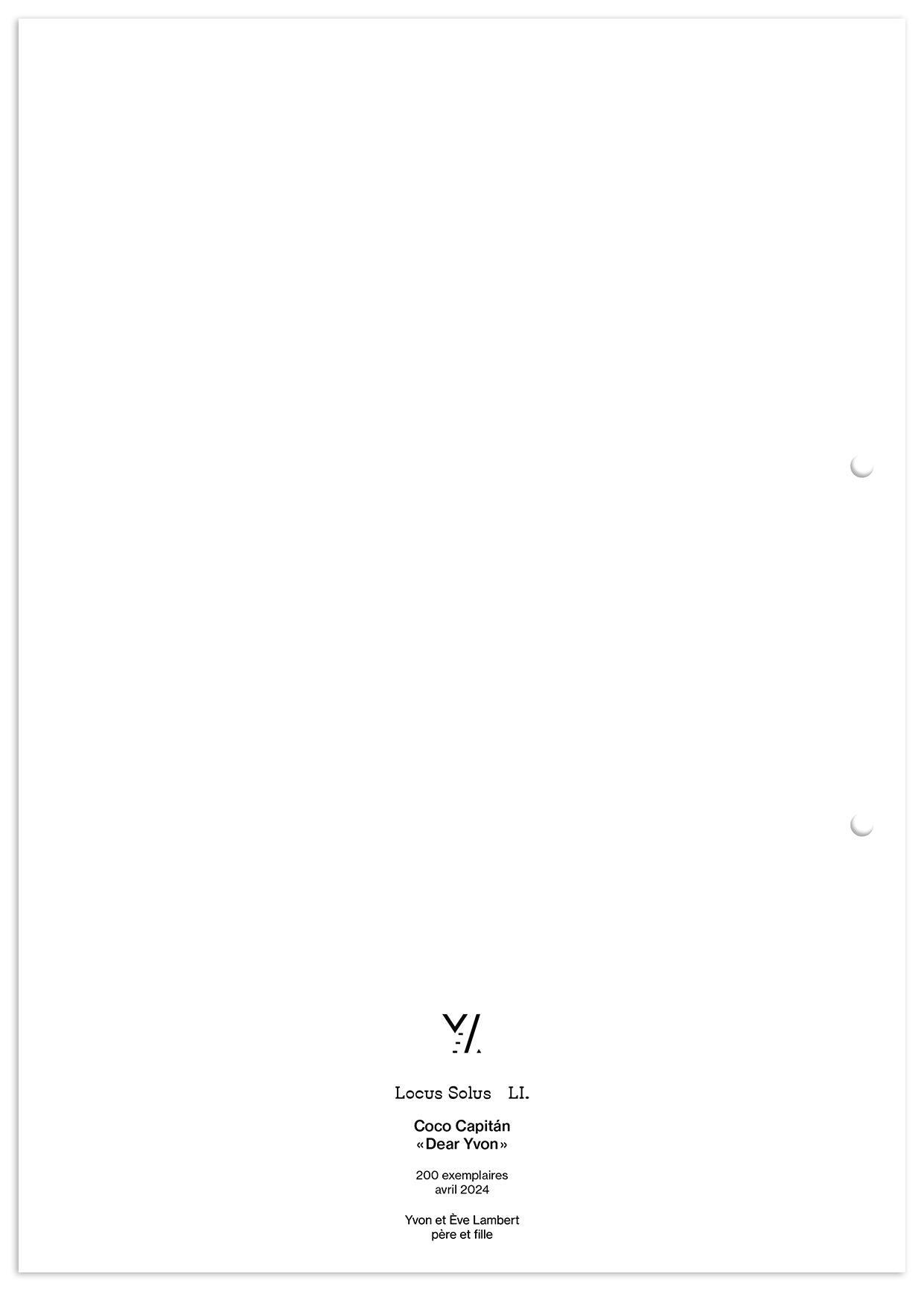 Locus Solus LI. - Coco Capitan