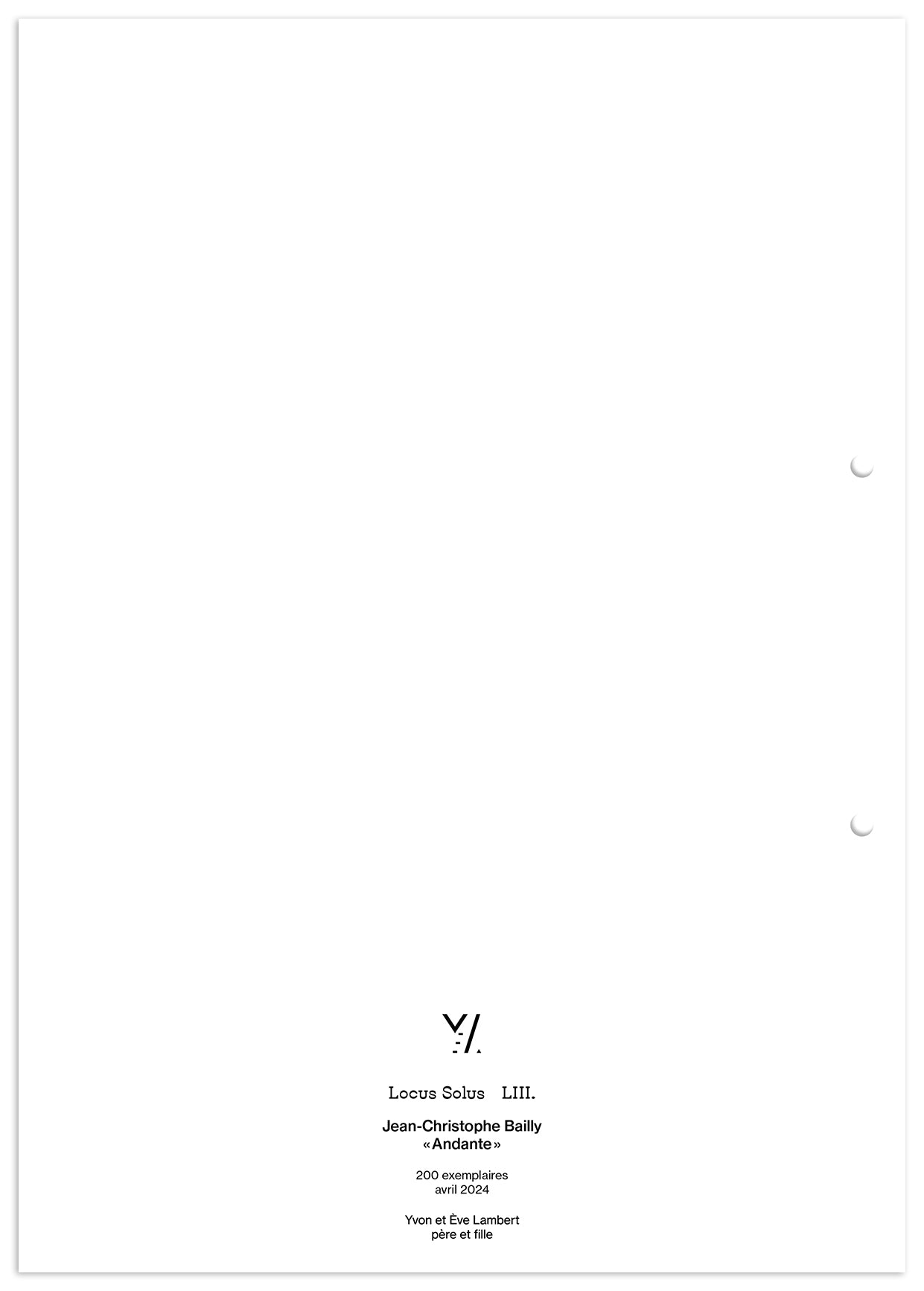 Locus Solus LIII. - Jean-Christophe Bailly